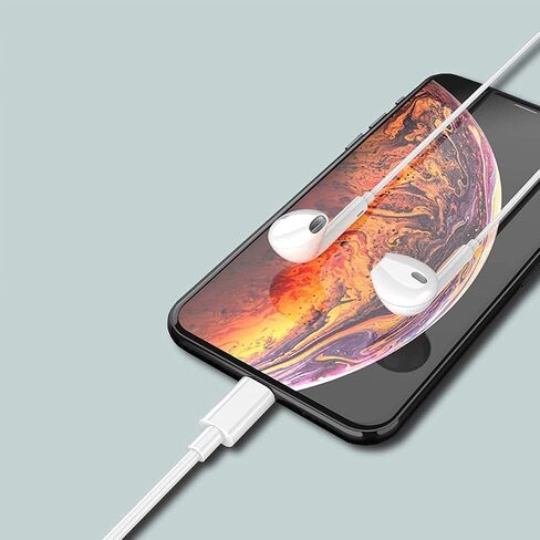 [عبوتان] سماعات رأس USB C لهاتف iPhone 15، سماعات أذن سلكية من النوع C مع ميكروفون وجهاز تحكم عن بعد لإلغاء الضوضاء لهاتف iPhone 15 Plus/15 Pro، وGalaxy S23/S22/S21، وUltra Note 10/20، وPixel 7، وOnePlus، وAndroid in Saudi Arabia