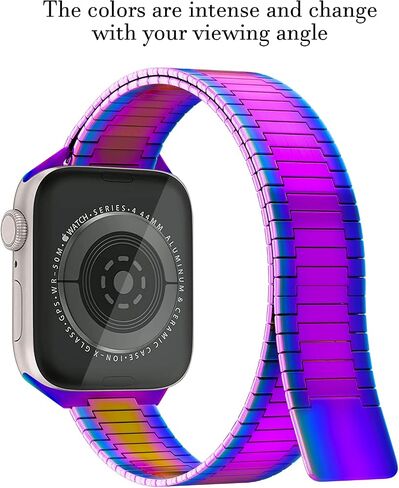BPAZVUH متوافق مع سوار ساعة Apple 38 مم 40 مم 41 مم 42 مم 44 مم 45 مم 49 مم، أحزمة معدنية مغناطيسية للأعمال والرياضة قابلة للتعديل بشكل لا نهائي لسلسلة iWatch Series Ultra SE 8 7 6 5 4 3 2 1 in Saudi Arabia