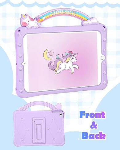 حافظة لجهاز iPad Mini 1/2/3 مقاس 7.9 بوصة للفتيات اللطيفات الكرتونية Kawaii تصميم ثلاثي الأبعاد جميل مع حامل وحزام فريد من نوعه للنساء المراهقات من السيليكون Funda لجهاز Apple iPad Mini 3rd/2nd/1st Gen 7.9" in Kuwait