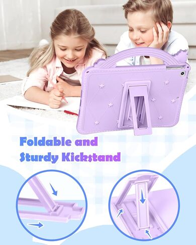 حافظة لجهاز iPad Mini 1/2/3 مقاس 7.9 بوصة للفتيات اللطيفات الكرتونية Kawaii تصميم ثلاثي الأبعاد جميل مع حامل وحزام فريد من نوعه للنساء المراهقات من السيليكون Funda لجهاز Apple iPad Mini 3rd/2nd/1st Gen 7.9" in Kuwait