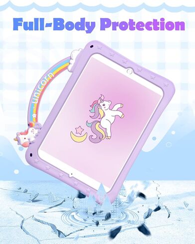 حافظة لجهاز iPad Mini 1/2/3 مقاس 7.9 بوصة للفتيات اللطيفات الكرتونية Kawaii تصميم ثلاثي الأبعاد جميل مع حامل وحزام فريد من نوعه للنساء المراهقات من السيليكون Funda لجهاز Apple iPad Mini 3rd/2nd/1st Gen 7.9" in Kuwait