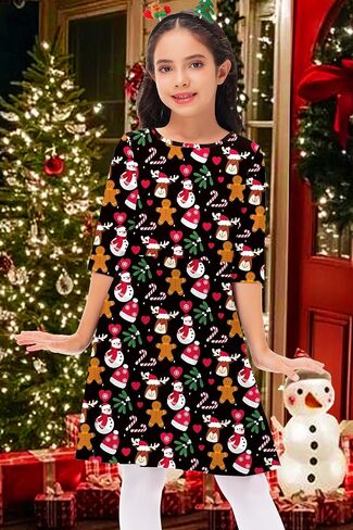 Remimi Girls Summer Sleeveless Dress Tropical Holiday Skater Twirly Dresses 3-14 Years in Saudi Arabia