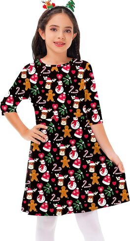 Remimi Girls Summer Sleeveless Dress Tropical Holiday Skater Twirly Dresses 3-14 Years in Saudi Arabia