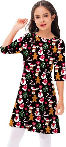 Remimi Girls Summer Sleeveless Dress Tropical Holiday Skater Twirly Dresses 3-14 Years in Saudi Arabia