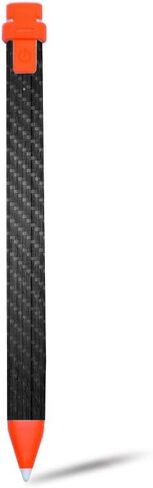 MightySkins Carbon Fiber Skin for Logitech Crayon Digital Pencil iPad (6th gen) - Black Wood | Protective, Durable Textured Carbon Fiber Finish | Easy to Apply | Made in The USA in Saudi Arabia