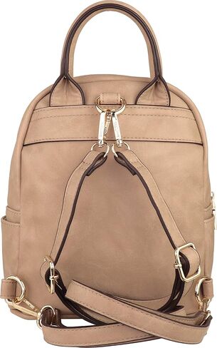 B BRENTANO Vegan Studded Mini Daypack with Tassel Accents (Navy) in Saudi Arabia