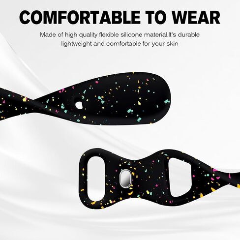 Slim Soft Silicone Band Compatible for Apple Watch 38mm 40mm 41mm 42mm, Recycled Plastic Breathable Replacement Sport Strap for iWatch Series 10 9 8 7 6 5 4 3 2 1 SE Women Men in Saudi Arabia