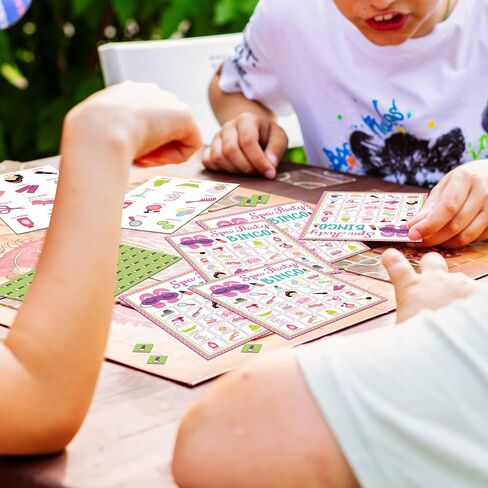 Baby Shower Bingo Games, Baby Bingo for Baby Shower, Blush Pink Balloon Baby Bingo Game, Gender Reveal Games, Baby Shower Decorations Favors, 24 Players Bingo Games Cards (C06) in Saudi Arabia
