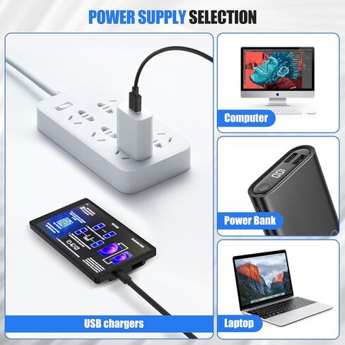 شاشة مراقبة سيلفي لمدونة فيديو للهاتف مقاس 5 بوصات من APEKX، شاشة مدونة فيديو محسنة للهاتف للبث المباشر، شاشة سيلفي مدمجة متوافقة مع iPhone Android لإنشاء محتوى Vlogging وTikTok (أسود) in Kuwait