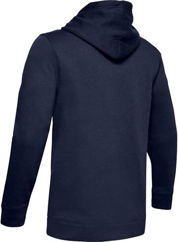 Under Armour Hustle Fleece Mens Hoodie M Midnight Navy-white in Saudi Arabia