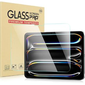 DTTO Screen Protector for iPad Pro 13-inch (M4) 2024, 9H Tempered Glass Screen Film, High Sensitivity Case Friendly, 2.5D Edge,Ultra Clear Transparency, 1 Pack