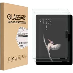 Screen Protector for Microsoft Surface Go 10" 2018, Tempered Glass Film Anti Scratch,Bubble Free,High Definition（2 Pack）