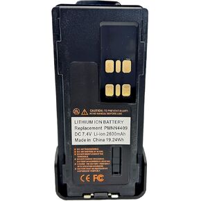 PMNN4409 2600mAh Li-Ion Battery for XPR7350 XPR7550 XPR7550e DP2600 XIRP6600 DGP8050 DGP5050 DEP550 APX2000 APX4000 DP4400 DP4801 APX2000 PMNN4412 PMNN4409AR