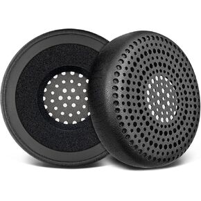 وسائد أذن بديلة من SOULWIT لسماعات Grado GS1000/GS1000i/GS1000e/GS2000e/PS1000/PS1000e، وسائد أذن مع جلد بروتين أكثر نعومة، إسفنج عالي الكثافة - أصفر