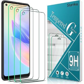 Slanku [3 Pack] Screen Protector for Samsung Galaxy A21, Galaxy A21s Tempered Glass, Anti Scratch, Bubble Free, Case Friendly