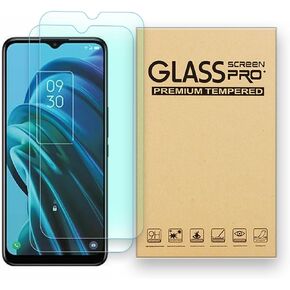 [2 Pack] Tempered Glass Screen Protector Designed for TCL 30XE (5G), Smartphone Tempered Film, HD, 9H Hardness, Anti-scratch, Touch Sensitive, Drop-protection