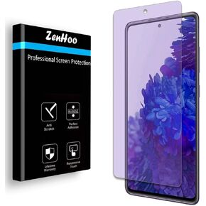 for Samsung Galaxy S20 FE, Samsung Galaxy S20 FE 5G, Anti Blue Light [Eye Protection] Tempered Glass Screen Protector, ZenHoo