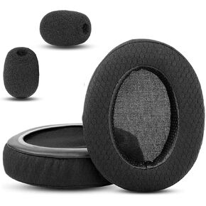 Earpads Replacement Cushion Compatible with Cooler Master MH-751 MH-752 Gaming Headsets Ear Pads with Breathable Fabric/High Density Foam