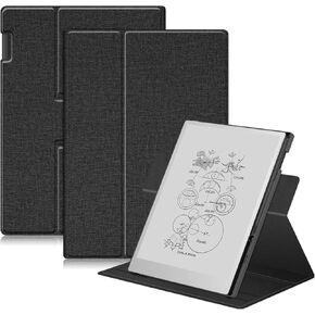 Case Compatible with Remarkable Paper Pro 11.8 Paper Tablet 2024 Released, 360 Degree Rotating Stand Cover with Pen Holder, Black
