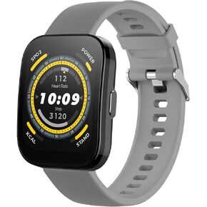 Tobfit 22mm Quick Released Watch Band Compatible with Amazfit Bip 5/GTR 4/GTR 3 Pro/GTR 3/GTR 2e/GTR 2/GTR 47mm, Silicone Wrist Straps Women Men Replacement Bands Compatible for Amazfit Smartwatch