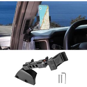 Phone Holder Mount, Dashboard Adjustment Stabilizer Phone Holder Driver Side Cell Phone Holder Accessories for Ford Bronco Offroad 2/4 Door 2021 2022 2023 2024