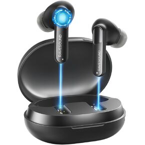 True Wireless Earbuds Bluetooth 5.2 - Noise Cancelling Mic Ear Buds, 100ms Low Latency Earbuds with 25Hrs Play Time, IPX7 Waterproof in Ear Earbuds for Sport, Deep Bass Bluetooth Headphones