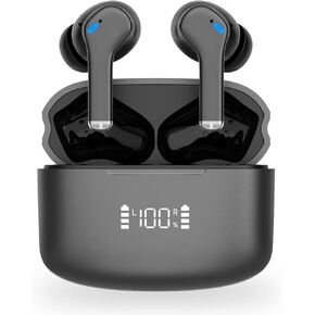 M48-Wireless Bluetooth Headset，Wireless Earbuds，Noise Cancelling Earbud，HD Sound Quality，deep bass，Sports Game headse，IPX6 Waterproof Stereo, Support to Summon The Voice Assistant, Black