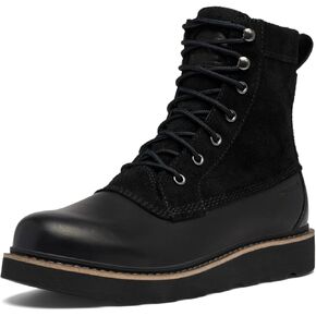 SOREL Men's Slabtown 62 Caribou Waterproof Boot - Black, Black - 10