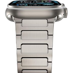 NewWays Grade 2 Titanium Band Compatible with Apple Watch Band for Men Ultra Ultra2 49mm Series 10 46mm 45mm 44mm