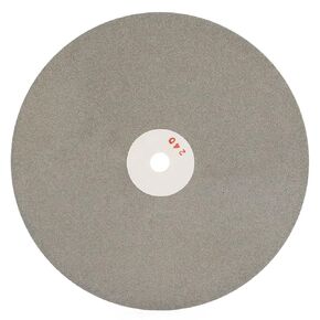 8 inch Diamond Disc Grit 1500 High Density Coated Flat Lap Lapping Lapidary Wheel Glass Jewelry Polishing Tool Grinding Sharpening Metal Back 1/2 Arbor GRIT1500