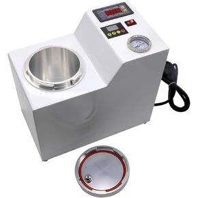 4-In-1 Dental Digital Lab Automatic Polymerizer Portable Curing Pressure Pot Polymerizing Machine 170W JT-231 for Repair Denture Base, White