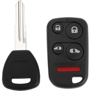 X AUTOHAUX 307MHz OUCG8D-440H-A Keyless Entry Remote Ignition Transponder Key Fob for Honda Odyssey 2001-2002 13 Chip 5 Buttons