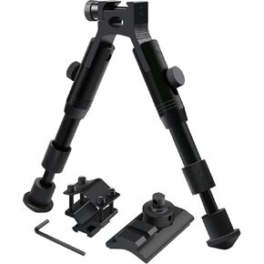 TWOD Tactical Rifle Bipods Adjustable 6-9/6.3-6.9 inch Fit Picatinny Rail with Extra Adapter