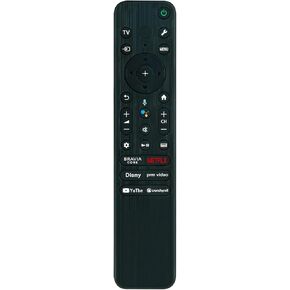 Replacement Remote Commander Compatible with Sony Bravia OLED 4K UHD Smart Google TV XR-55A80L XR-65A80L XR-77A80L XR-83A80L XR-55A80CL XR-65A80CL XR-77A80CL XR-83A80CL XR55A80L XR65A80L XR77A80L
