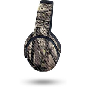 MightySkins Carbon Fiber Skin Compatible with Skullcandy Crusher ANC 2 - Tree Camo | Protective, Durable Textured Carbon Fiber Finish | Easy to Apply, Remove, and Change Style