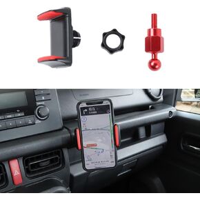 Phone Holder Mount Bracket Stand for Suzuki Jimny 2019 2020 2021 2022 2023 JB74 JB64 JB43 Car Interior Accessories ABS Black