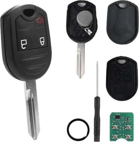 3 أزرار مفتاح التحكم عن بعد للدخول بدون مفتاح يناسب CWTWB1U793/OUC6000022، متوافق مع Ford F-150 2004-2014 F-250 F-350 2004-2016 F-450 Flex 2009-2017 Explorer 2001-2015 in Kuwait