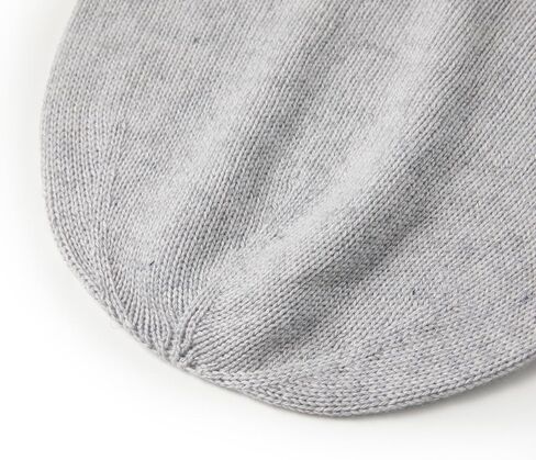 Cashmere Wool Blend Slouchy Roll-Edge Beanie Hat for Women & Men, Winter Warm Soft Unisex Skull Cap Hat in Kuwait