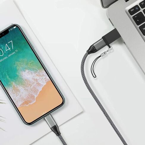 Tianle USB 3.1 to USB C Adapter, USB C Female to USB A 3.1 Gen 2 Male Converter Support Double Sided 10Gbps Charging & Data Transfer Compatible with iPhone, iPad,Galaxy, Black in Saudi Arabia