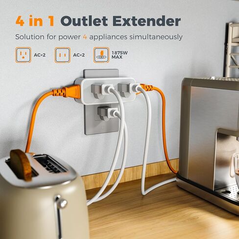 شاحن حائط USB C، موسع منفذ محول قابس USB، محور USB TESSAN 3 (منفذ USB C واحد)، محطة شحن متعددة للسفر، المنزل، المكتب، أساسيات السكن البحري in Kuwait