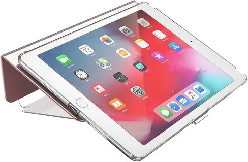 Speck BalanceFolio Clear Case and Stand, for 9.7-inch iPad (2017/2018) iPad Air 2/iPad Air, Heartrate Red/Clear in Saudi Arabia