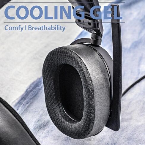 HS65 Ear Pads - TRANSTEK Replacement Ear Cushion Compatible with HS65 Headset, Soft I Comfortable I Thicker Memory Foam (Cooling Gel Mesh) in Kuwait