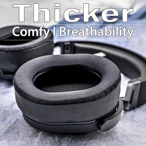 HS65 Ear Pads - TRANSTEK Replacement Ear Cushion Compatible with HS65 Headset, Soft I Comfortable I Thicker Memory Foam (Cooling Gel Mesh) in Kuwait