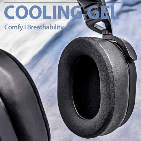 HS65 Ear Pads - TRANSTEK Replacement Ear Cushion Compatible with HS65 Headset, Soft I Comfortable I Thicker Memory Foam (Cooling Gel Mesh) in Kuwait