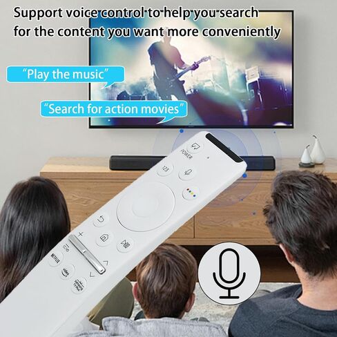 Original Voice Remote Control - BN59-01330H/RMCSPR1AP1, for Samsung Frame QLED 4K UHD Quantum HDR Smart TV. Fully Functional Replacement for BN59-01330H in Saudi Arabia