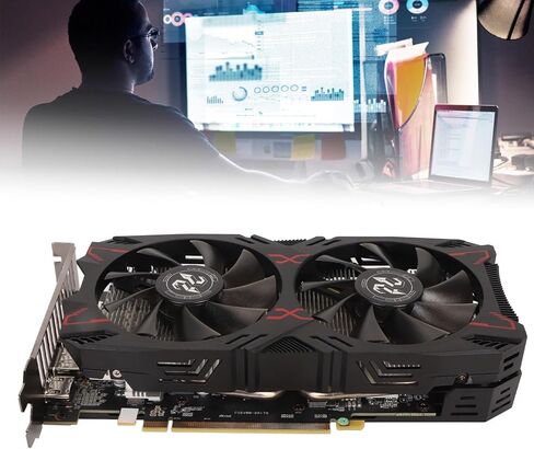 بطاقة رسومات VBESTLIFE RX5500XT سعة 8 جيجابايت، GDDR6، 128 بت، PCI Express 4.0، 1717/1750 ميجاهرتز، بطاقة فيديو لألعاب الكمبيوتر الشخصي مع 3 منافذ in Saudi Arabia