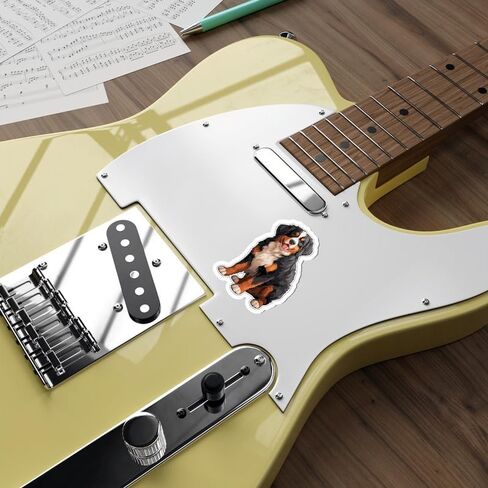 Bernese Mountain Dog Sticker Decal Vinyl Small Waterproof for Water Bottle Mug Passport Book Scrapbook Notebook Laptop Tumbler Skateboard Computer Phone Size Funny Gift Car Stickers ID44990 in Saudi Arabia