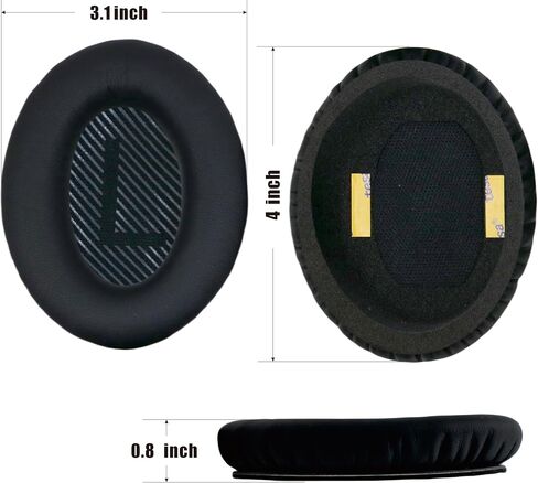 QC35 Replacement Ear Pads for Bose QC35 Replacement Ear Pads for Bose Quietcomfort 35 Replacement Earpads Quiet Comfort 35 QC 35 ii QC35 ii Replacement Ear Cushions QC 35 Replacement Earpads Black in Saudi Arabia