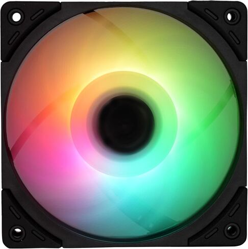 Scythe Wonder Tornado 120 PWN High-Performance Computer Case Fan,120mm x 25mm, Fluid Dynamic Bearing, 4-Pin Connector (2000RPM Black, 1) in Kuwait