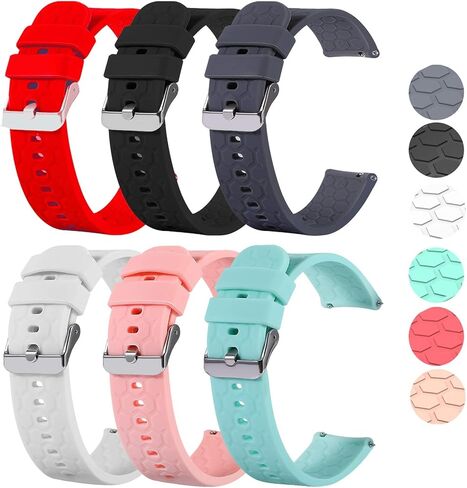 Watch Straps Compatible with Letsfit IW1 Lite Wristband,Soft Silicone Smart Watch Bands Adjustable Quick Release Smartwatch Band Replacement Watch Band for Letsfit IW1 Lite Smartwatch Accessories in Saudi Arabia